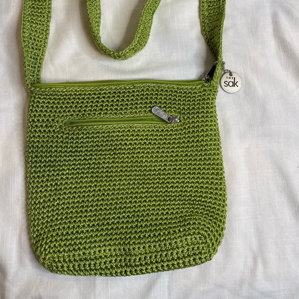 Lime green Sak purse